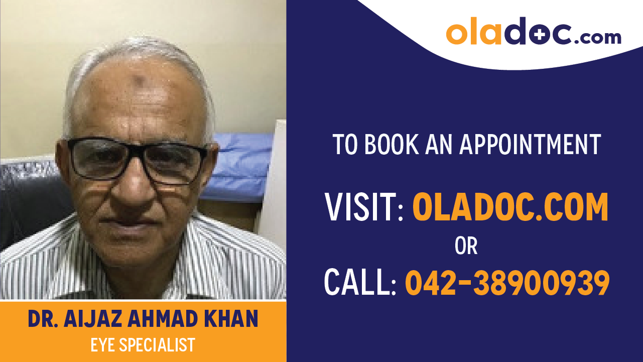 Book appointment with Dr.Aijaz Ahmad Khan-best EYE Specialist in Rawalpindi